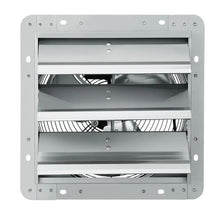 12-Inch Shutter Exhaust Fan 1000 CFM Aluminum AC Motor for Greenhouses Garages & Sheds