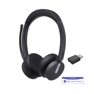 WH64 Hybrid Dual Teams DECT & Bluetooth Headset with Charging Stand YEA-WH64-HYB-DUAL-STND-MS