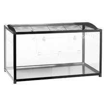 37.8"x18.5"x21.7" Transparent 360° Hamster Cage – Ventilated Small Animal Habitat with Front Door