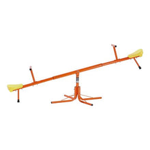 360° Swivel Kids Seesaw, 4-Prong Sit & Spin Teeter Totter, 100 lbs/Seat, Outdoor Toy for Ages 3+