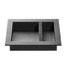 16 x 20 Inch Recessed Shower Niche Waterproof Wall Storage with Adjustable Divider Black
