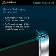 Frameless Pivot Shower Enclosure Prism Chrome Finish SHEN-2136360-01
