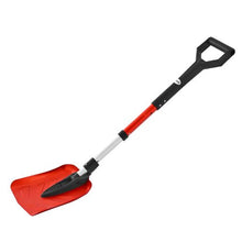 9 In Foldable Snow Shovel with D-Shaped Handle 36-40 In Adjustable Aluminum Alloy Tool for Driveway Garden & Camping