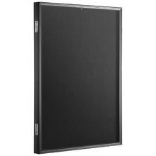 Sports Jersey Display Case 24 x 32 In Lockable Shadow Box with UV Protection PC Panel (Black)