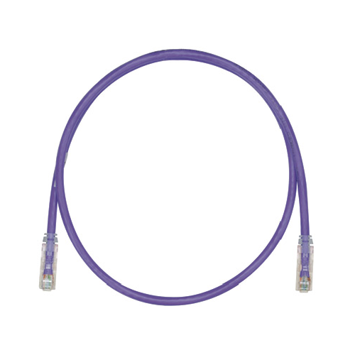 35' 24 AWG Violet Cat 6 Stranded Patch Cord UTPSP35VLY