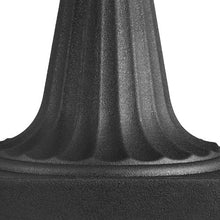 26.4" Plastic Urn Planters Classic Flower Pots for Indoor & Outdoor Décor (Set of 2) Black