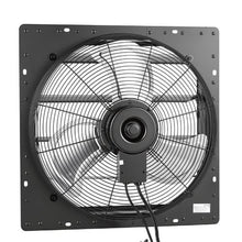 20-Inch Shutter Exhaust Fan 4499 CFM Steel AC Motor with Automatic Louvers & Variable Speed