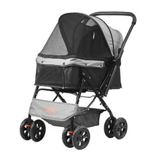 4 Wheels Dog Stroller With 44lbs Detachable Carrier DTC-608