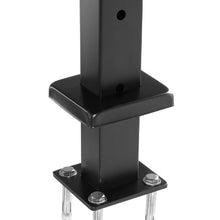 36" Deck Cable Railing Posts 1" x 2" Stainless Steel Black (4-Pack)