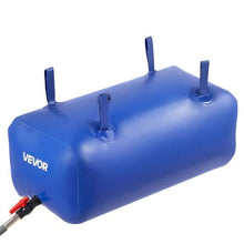 30 Gallon Collapsible Water Storage Bladder Leakproof 1000D PVC Water Tank for Camping RV & Emergency Use (Blue)