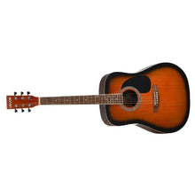 41 Inch Dreadnought Acoustic Guitar Bundle with Gig Bag Tuner Capo & Accessories (Sunburst)