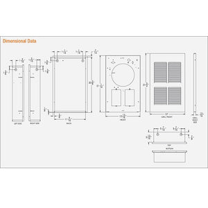 240/208V Wall Heater White W/ Thermostat