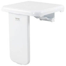 Folding ABS Shower Seat 15.7 x 16.7 in Wall-Mounted 440 LB Capacity