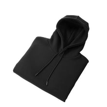 Men's Small Fleece Pullover Hoodie - Black Warm & Comfy for Fall/Winter