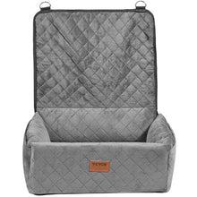 40lbs Dog Booster Car Seat Pet Car Seat Small Dog up to Gray for Car JBS-PCS-003-GRAY