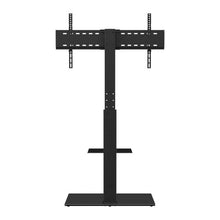 32-85" TV Stand Mount, Height Adjustable Portable Floor Stand Fits Screen Size: 81.3-215.9 cm