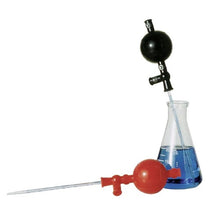4-1/2" L X 2" W X 2" H Black Silicone Safety Pipet Filler 470114