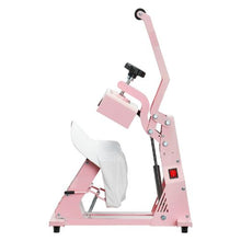 Hat Heat Press 2 Interchangeable Platens Temp & Time Control HTV & Sublimation (Pink)