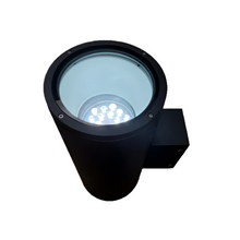 Aeralux Thalassa ET6020 40-Watts 4000K CCT 45˚ Beam Angle Silver Outdoor Sconce Fixture