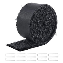 20 x 4.5 Inch Black Rubber Mulch Garden Edging – Permanent, Natural-Looking, Recycled Rubber Mat