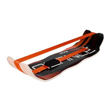 Wooden Balance Board Trainer for Adults Curved Wobble Board Core Training & Home Gym (Orange)