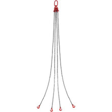 5/16 Inch Chain Sling Chains with Hooks for Engine Hoist Engine Lift Chain with 4 Leg Grab Hooks & Adjusters