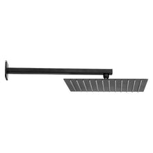 12" Rainfall Shower System with Handheld – (Matte Black)