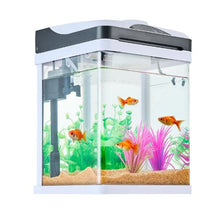 2-Gallon Smart Glass Aquarium with 7-Color LED Lighting