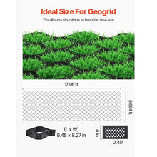 4 in Gravel Grid Permeable Grass and Ground Stabilizer for Driveways RV Parking Slopes (17.06 x 8.86 FT)