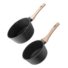1.5 QT & 2.5 QT Nonstick Saucepan Set with Glass Lids for Kitchen