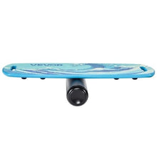Wooden Balance Board with Roller Magnetic Stoppers & Rack (Blue)