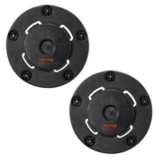 Trash Can Dolly Set of 2 - Fits 20-55 Gallon Containers 500lbs Capacity Lockable Wheels Heavy Duty Rolling Cart