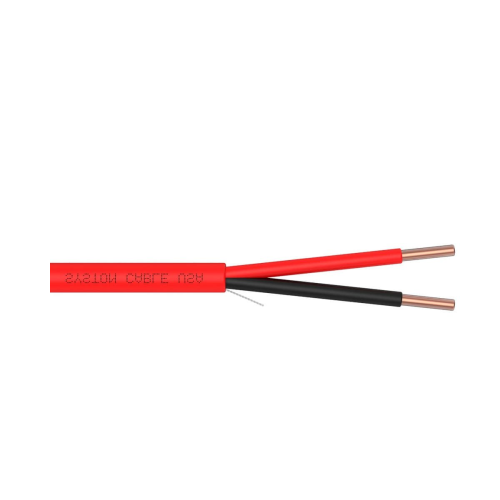 16/2C FPLP Solid PVC Plenum Unshielded 75C Fire Alarm Cable 300V