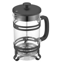 34 oz Borosilicate Glass French Press Coffee Maker (Silver)