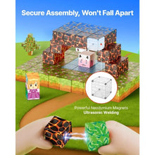 Magnetic Blocks 150PCS Forest Castle Set, STEM Building Cubes for Kids 3+