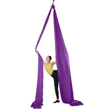 Aerial Yoga Hammock 8.7 Yards 100gsm Nylon Rigging Hardware Purple