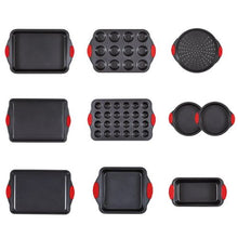 Carbon Steel Cookware Sheets Baking Pans Set Oven Bakeware Cooking Sets for Baking (10-Piece)