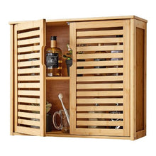 Bathroom Wall Cabinet 2 Doors Adjustable Shelf with 3 Height Levels Over-the-Toilet Wall Mounted with Shelves