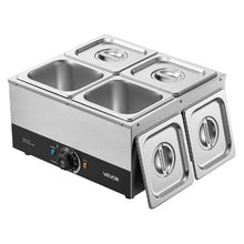 Chocolate Melting Machine 4-Tank 17.6 Lbs 1200W Melter Water Bath Heating 86–185°F