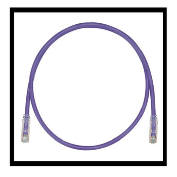 24 AWG Cat 6 UTP Copper 9FT Patch Cord Violet UTPSP9VLY