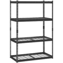 4-Tier Heavy Duty Garage Storage Shelves 2400 lbs