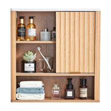 Wall-Mounted Bathroom Cabinet with Door & Adjustable Shelf Over-the-Toilet Storage.