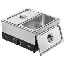 Chocolate Melting Machine 2-Tank 17.6 Lbs 1200W Chocolate Melter Water Bath Heating 86–185°F