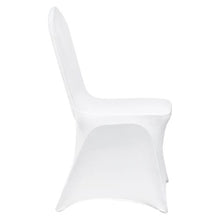 100-Pack Stretch Spandex Folding Chair Covers Washable (White)