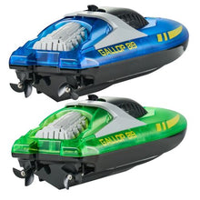 2-Pack 2.4GHz RC Boat – 12 km/h with LED Lights, Waterproof, 4 Batteries, for Pools & Lakes