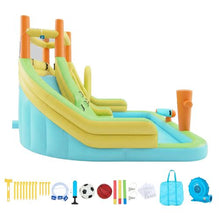 Inflatable Bounce House with Slides & Splash Pool – 3-4 Kids (Ages 3-8)
