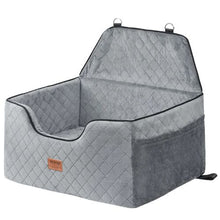 55 lbs Dog Booster Car Seat Pet Car Seat Small Dog up to Gray for Car JBS-PCS-001-GRAY