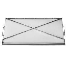 32x16 inch Stainless Steel Griddle Universal Flat Top Rectangular Plate  for Camping Tailgating Party