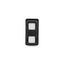 2 White Lens With Black Switch Actuator VV19900-000