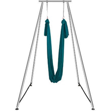 9.67 FT Height Aerial Yoga Frame & Hammock 551 LBS Capacity Indoor/Outdoor (Green)